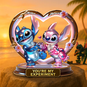 Experiment Couple Acrylic Plaque Personalized Gifts For Couple 02TGLU050525 - Shaped Plaques - GoDuckee