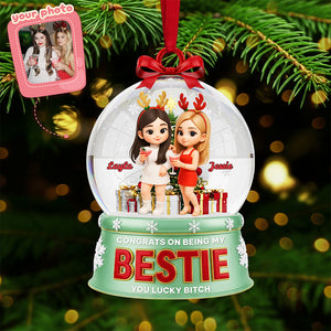 Personalized Gifts For Christmas, Bestie Custom Photo Acrylic Ornament 02pgta230925 - Ornament - GoDuckee