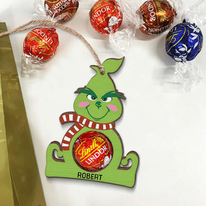 Cute Chocolate Holder, Personalized Wood Ornament, Unique Christmas Gifts, Christmas Tree Decorations, 04naqn251123 - Ornament - GoDuckee