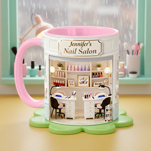Nail Salon Coffee Accent Mug - Personalized Gifts Her 01nata240126 - Coffee Mug - GoDuckee