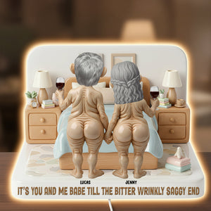 Funny Old Couple Light Box, Personalized Gifts For Couple 04NATN021225-Homacus