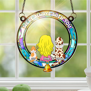 Personalized Memorial Gifts For Dog Lovers Window Hanging Suncatcher Ornament 03TGLU170225HG - Ornament - GoDuckee