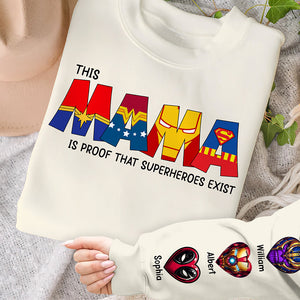 Super Mama Personalized Gifts For Mom Shirt 02OHQN220325 - AOP Products - GoDuckee