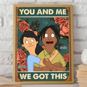 Personalized Gifts For Couple Canvas Poster Retro Style 02xqpu060225hg - Poster & Canvas - GoDuckee