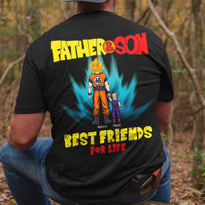 Father And Son Best Friends For Life 05qhqn010623hh Personalized Shirt - Shirts - GoDuckee