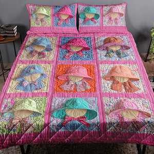 Sunbonnet Sue Quilt Bed Set 09qnqn041124 Gifts For Girl - Blanket - GoDuckee