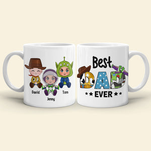 Best Dad Ever, Personalized Mug, Gift For Dads, Father's Day Gift, 04hutn170523ha - Coffee Mug - GoDuckee