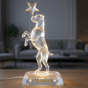 Cute Dog Standing Up Playing With Star Light Box – Personalized Gifts For Dog Lovers 05qhqn251225 - Light Box - GoDuckee