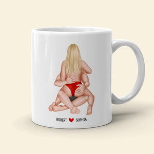 Romantic Couple, I Just Want You To Be Happy, Personalized Coffee Mug, Couple Gifts, Gifts For Him, Gifts For Her - Coffee Mug - GoDuckee