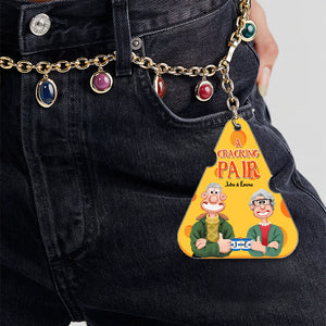 Personalized Gifts For Couple Keychain A Cracking Pair 02OHMH110225PA - Keychains - GoDuckee