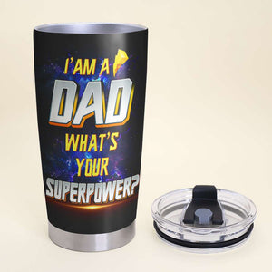 Powerful Dad, Personalized Tumbler - 20oz TZ-TCTT-06dnhn100523HH - Tumbler Cup - GoDuckee