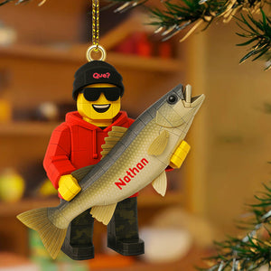 Personalized Gifts For Fishing Lovers, Fishing Custom Photo Acrylic Ornament 04pgmg120925 - Ornament - GoDuckee