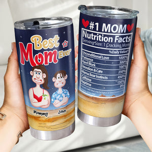 Personalized Gifts For Mom Tumbler Best Mom Ever 02TODT010325PA - Tumbler Cup - GoDuckee