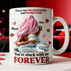 Playful Couple Coffee Mug – Personalized Gifts For Couple 04nalu090126 - Coffee Mug - GoDuckee