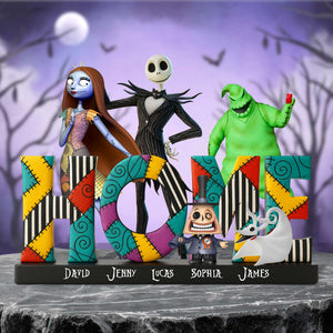 The Spooky Family Acrylic Plaque - Personalized Gifts For Family 01OHTN300525 - Shaped Plaques - GoDuckee