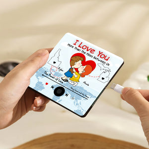 Custom Music Fridge Magnet Gifts For Couples Long Distance 02XQLU271224HG - Fridge Magnet - GoDuckee