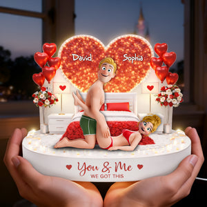 Sassy Couple Acrylic Light Box - Personalized Gift For Couples 02OHLU110226 - Light Box - GoDuckee