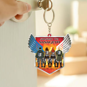 Personalized Gifts For Friend Keychain Best Friends Ever 03HUPU260124HH - Keychains - GoDuckee