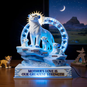 Queen Mom And Cubs Light Box Personalized Gifts For Mom 01PGDT150426
