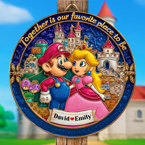 Game Fans Wood Sign - Personalized Gifts For Couple 04tgqn160625 - Wood Sign - GoDuckee