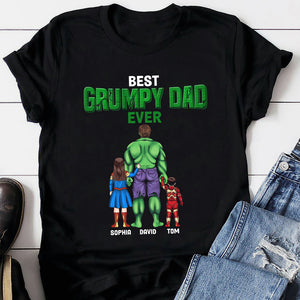 Best Grumpy Dad Ever Personalized Shirts- 03QHTN250523TM - Shirts - GoDuckee