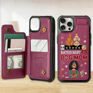 Personalized Gift For Dog Lover Leather Flip Wallet Phone Case 05XQMH200225PA - Phone Case - GoDuckee