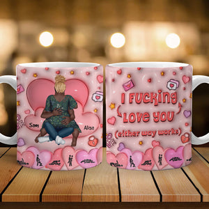 Personalized Gifts For Couple Coffee Mug Naughty Couple 03TOMH041224HH - Coffee Mug - GoDuckee