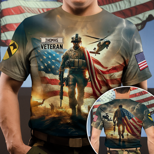 Veteran 3D Shirt - Personalized Gifts For Veteran 01hupu130625 - AOP Products - GoDuckee