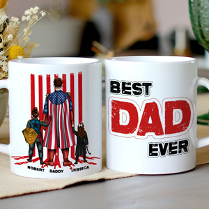 Personalized Gifts For Dad Coffee Mug Super Dad 02TOPU120425HG - Coffee Mug - GoDuckee