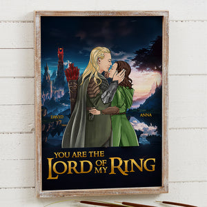 Kissing Couple Personalized Couple Canvas Print 02TOPU080124TM - Poster & Canvas - GoDuckee