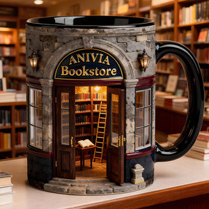 Bookstore Accent Mug - Personalized Gifts For Book Lovers 02KIDT230126