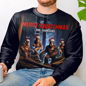 Personalized Gifts For Family Shirt, Bigfoot In The Wood 03qhtn281024 - AOP Products - GoDuckee