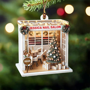 Personalized Gifts For Her Acrylic Ornament, Nail Salon 02tgtn211124 - Ornament - GoDuckee