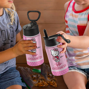 Personalized Gifts For Kid, Cute Cat Kid Tumbler 03PGDC180724 - Tumbler Cup - GoDuckee