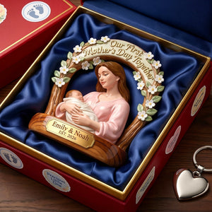 Our 1st Mother's Day Together Acrylic Plaque - Personalized Gifts For Mother 03tyqn110326 - Shaped Plaques - GoDuckee