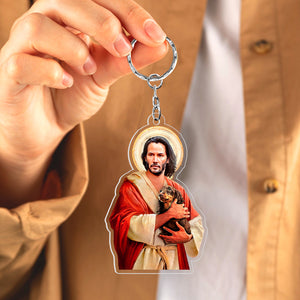 Gifts For Dog Lover 03NADT030124 Personalized Keychain, Pet Lovers - Keychains - GoDuckee