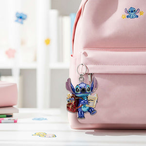 Cute Blue Monster Back To School Keychain - Personalized Gifts For Kids 06OHLU140625 - Keychains - GoDuckee