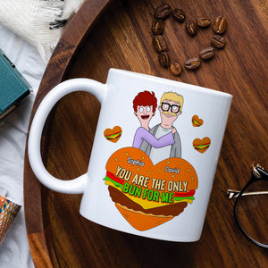 Personalized Gifts For Couple Mug, Funny Quirky Gift For Him & Her 03qhtn120225hg - Coffee Mug - GoDuckee
