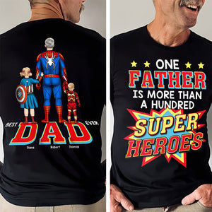 Super Dad Shirt Personalized Gifts For Dad 012TOQN180325PA - Shirts - GoDuckee