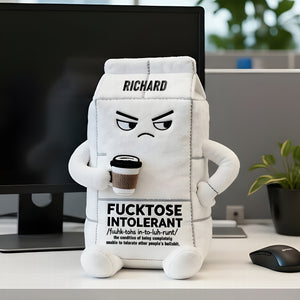 Stupid Intolerant Custom Shape Pillow - Personalized Gifts For Office Worker 02qhqn141125 - Pillow - GoDuckee