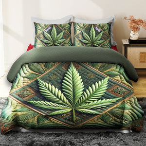 Personalized Gifts For Weed Lovers Quilt Bedding Set Special Line 02toqn110125 - Blanket - GoDuckee