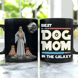 Personalized Gifts For Dad Coffee Mug Best Dog Dad In The Galaxy 012QHTH210324DAHHHG - Coffee Mugs - GoDuckee