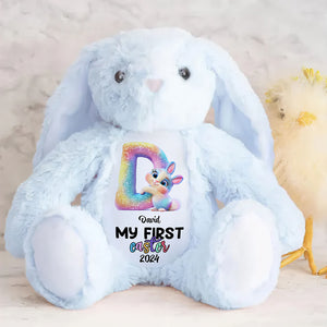 Personalized Gifts For Kid Stuffed Bunny, Rabbit Alphabet - Any Letter 01TGMH190325 - Bunny - GoDuckee