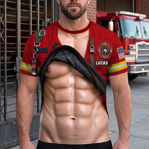 Firehouse Hero Shirt - Personalized Gifts For Firefighter 01OHTN160726 - AOP Products - GoDuckee