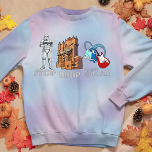 Stop Drop And Roll 01QHXX080923 Personalized Shirt, Gift For Fans - AOP Products - GoDuckee