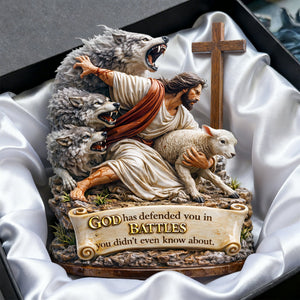 Strength Through Christ Acrylic Plaque - Gifts For Christian 03HULU280226 - Shaped Plaques - GoDuckee