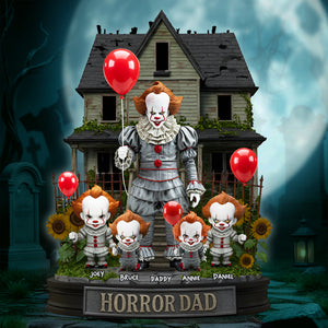 Horror Daddy Acrylic Plaque - Personalized Gift For Dad 02QHLU030525 - Shaped Plaques - GoDuckee