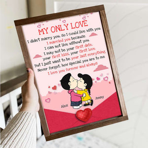 Personalized Gifts For Cartoon Lover Canvas Poster Couple Valentine 04XQMH051224HG - Poster & Canvas - GoDuckee