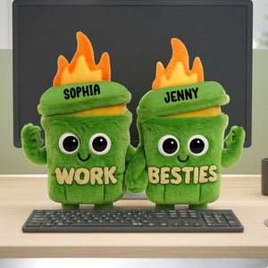 Cute Dumpster Coworker Shaped Pillow - Personalized Gifts For Coworkers 05NATN151125 - Pillow - GoDuckee