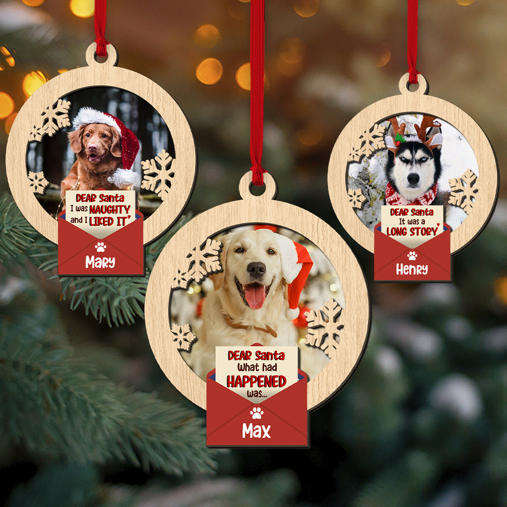 Personalized Ornaments, Perfect Christmas Gifts And Tree Decor For Dog Lovers - Ornament - GoDuckee
